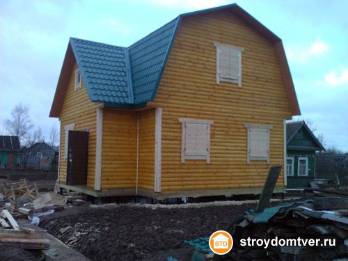 Недавно построенный дом по проекту №4