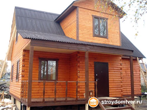 Недавно построенный дом по проекту №5